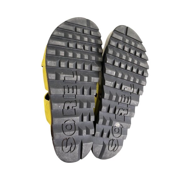Sorel Womens Roaming Sport Slide Sandals Yellow Bolt & Black Casual Wear - Picture 7 of 15